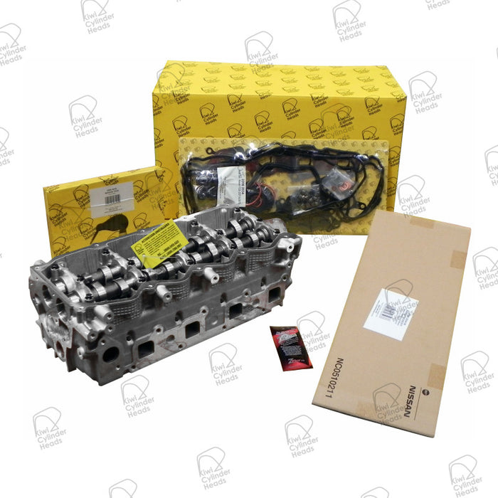 KCH Nissan YD25 4 x Inlet Ports Common Rail Engine Complete Cylinder Head Kit