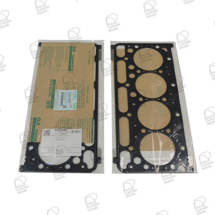 KCH Head Gasket - Kubota V2203 Late 1.35mm w/ steam holes Genuine