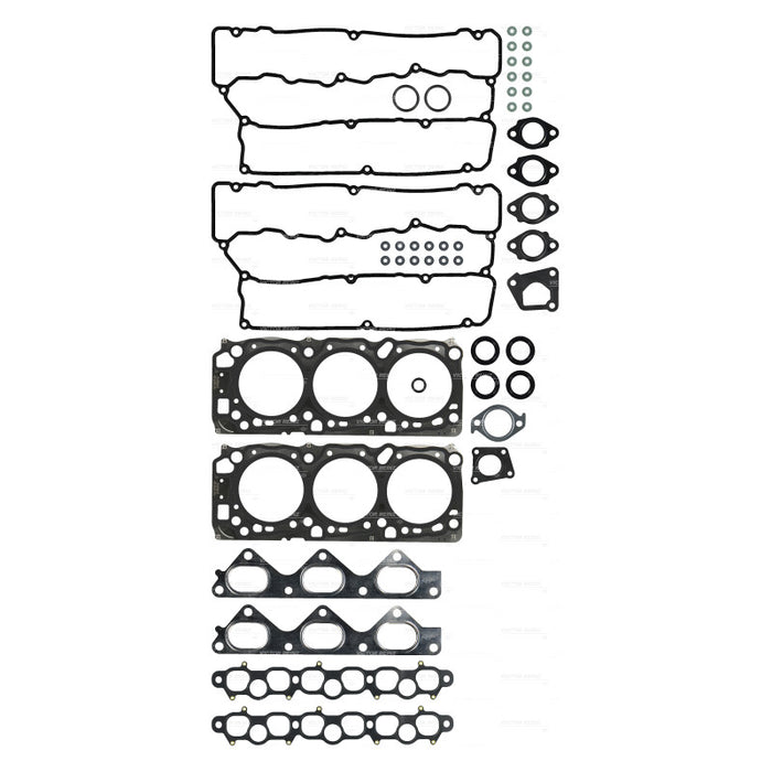 KCH Head Set and Gasket - Mitsubishi 6G74 DOHC 24v incl 2x gaskets MLS VR