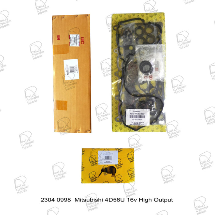 KCH Gasket Kit Mitsubishi 4D56U 16v High Output 131kw-  (H/G, H/S, H/B)