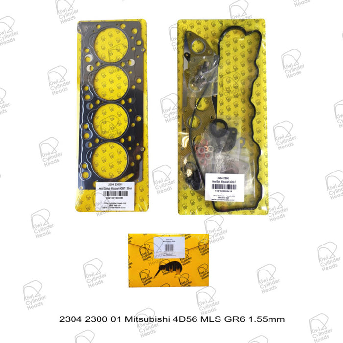 KCH Gasket Kit Mitsubishi 4D56 MLS GR6 1.55mm  (H/G, H/S, H/B)