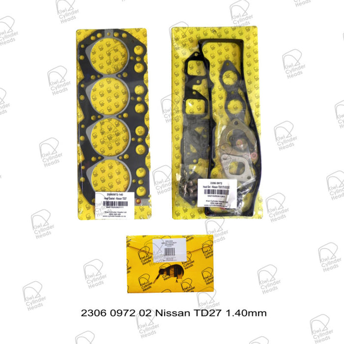 KCH Gasket Kit Nissan TD27 (S) 1.40mm (H/G,H/S,H/B)