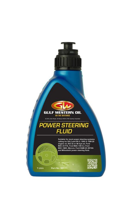 Gulf Western Power Steering Fluid – 1L (30111)