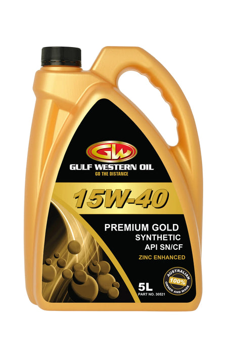 Gulf Western Premium Gold 15W-40 – 205L (30021)