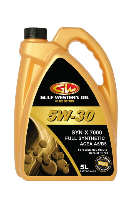 Gulf Western SYN-X 7000 5W-30 – 205L (60020)