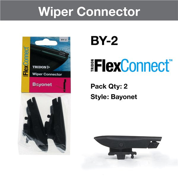 BY-2 - Wiper Connector Tridon Flexconnect™ Bayonet Pair