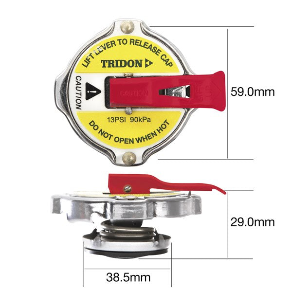 CA1390L - Radiator Cap - Safety Lever