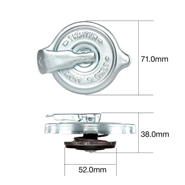 CP0750L - Radiator Cap - Safety Lever