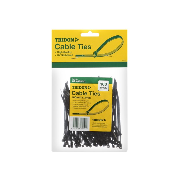 CT408BKCD - Cable Tie - Black