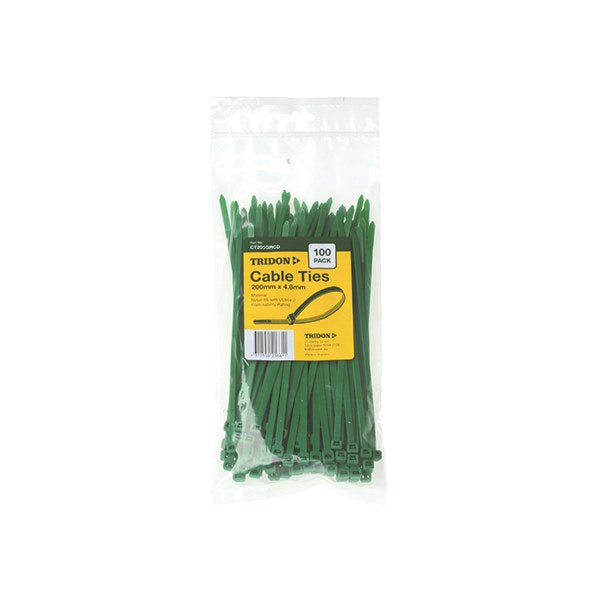 CT205GRCD - Cable Tie Green