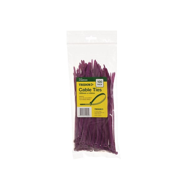 CT205PUCD - Cable Tie Purple