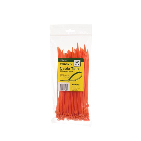 CT205RACD - Cable Tie Orange