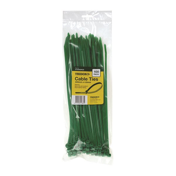 CT305GRCD - Cable Tie Green