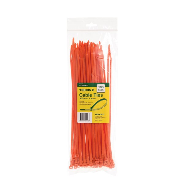 CT305RACD - Cable Tie Orange