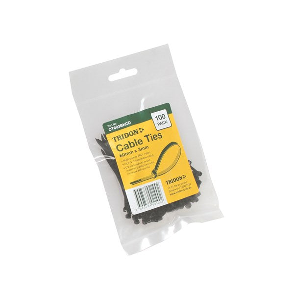 CT603BKCD - Cable Tie - Black