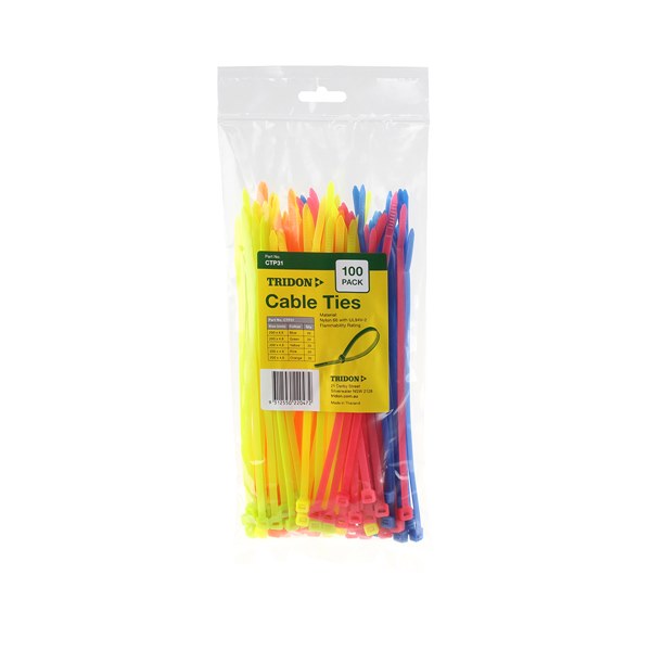 CTP31 - Cable Tie Combo Pack - Assorted Colours
