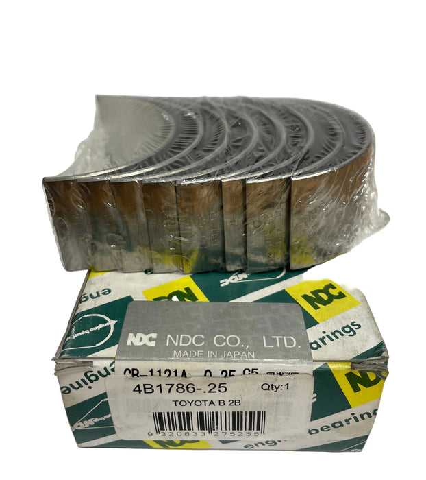 BIG END BEARING SET TOYOTA B,2B TO-08/1988 - 4B1786-.25
