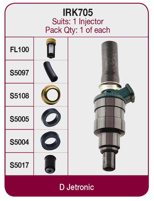 INJECTOR REPAIR KIT. - IRK705