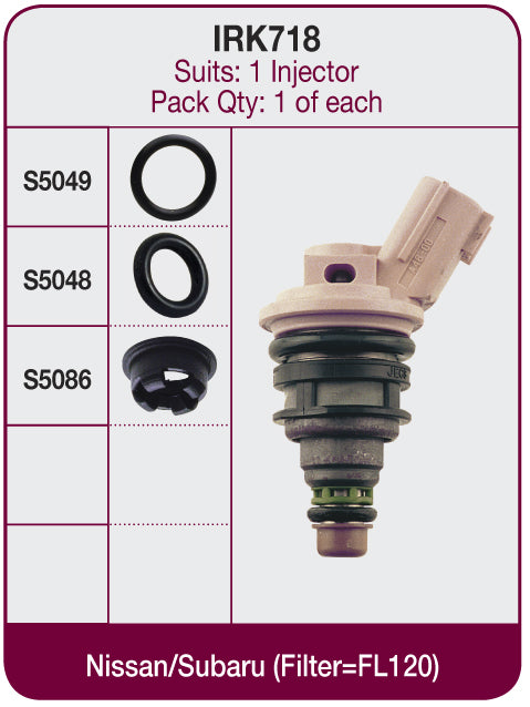 INJECTOR REPAIR KIT - IRK718