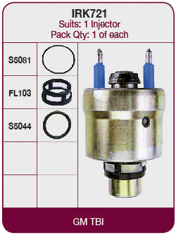 INJECTOR REPAIR KIT. - IRK721