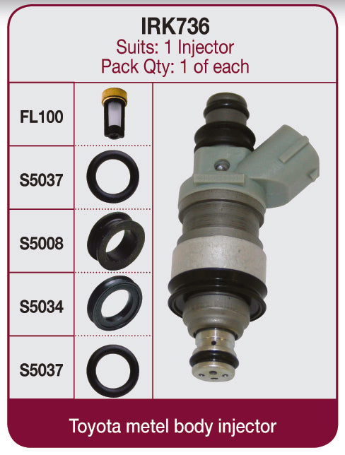 INJECTOR REPAIR KIT. - IRK736