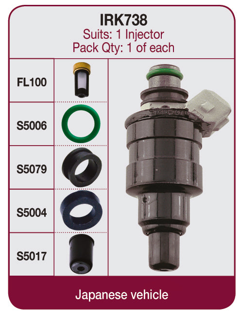 INJECTOR REPAIR KIT. - IRK738