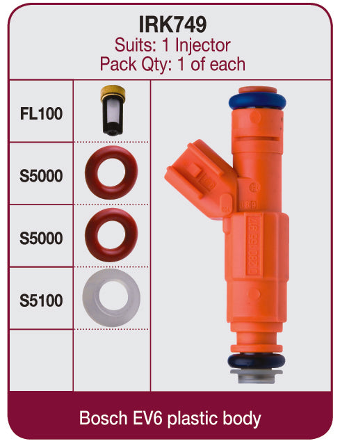 INJECTOR REPAIR KIT. - IRK749