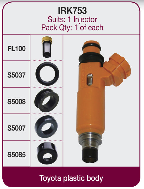 INJECTOR REPAIR KIT. - IRK753