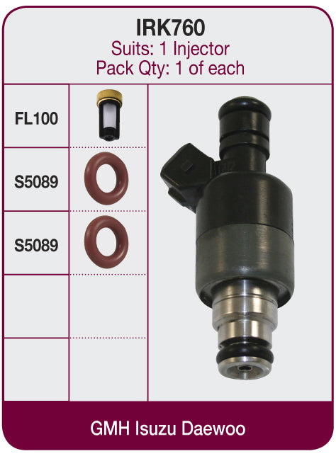 INJECTOR REPAIR KIT. - IRK760