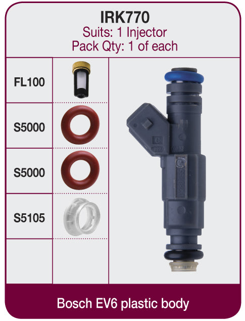 INJECTOR REPAIR KIT - IRK770