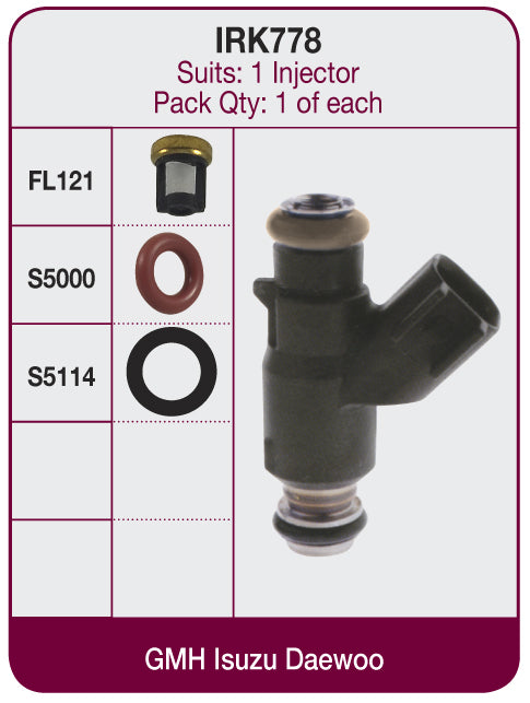 INJECTOR REPAIR KIT HYUND - IRK778