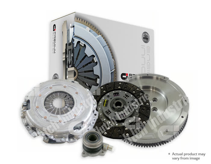 Clutch Industries Premium OEM Replacement Clutch Kit inc Solid Flywheel for Dual Mass Conversion & Flywheel - DMR2638N-CSC