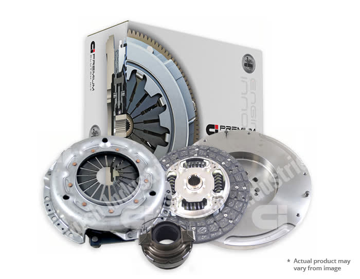 Clutch Industries Premium OEM Replacement Clutch Kit inc Solid Flywheel for Dual Mass Conversion & Flywheel - DMR2386N