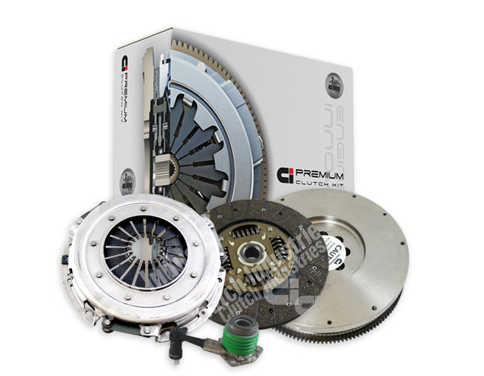 Clutch Industries Premium OEM Replacement Clutch Kit inc Solid Flywheel for Dual Mass Conversion & Flywheel - DMR2317N-CSC