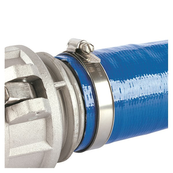 LF040P - Tridon Lay Flat Hose Clamp 4 Inch - 10 Pack