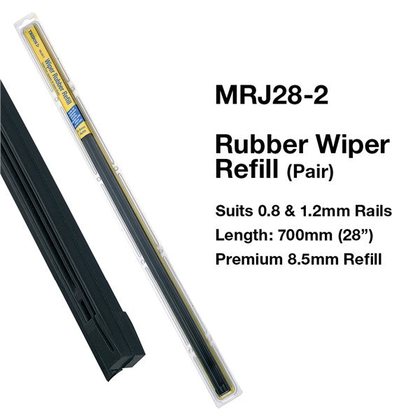 MRJ28-2 - Wiper Rubber Refill - Japanese Spoiler Blade 2 Pack