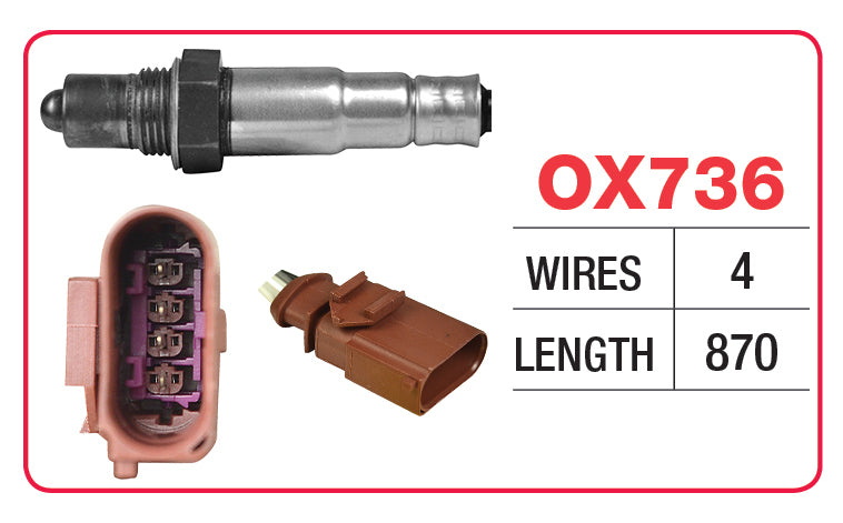 OXYGEN SENSOR - VW / AUDI - OX736