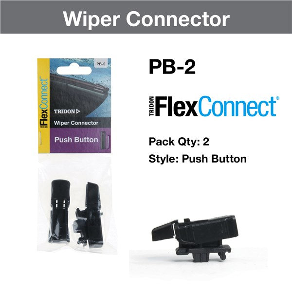 PB-2 - Wiper Connector Tridon Flexconnect™ Push Button Pair