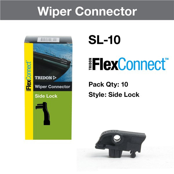 SL-10 - Wiper Connector Tridon Flexconnect™ Side Lock 10 Pack