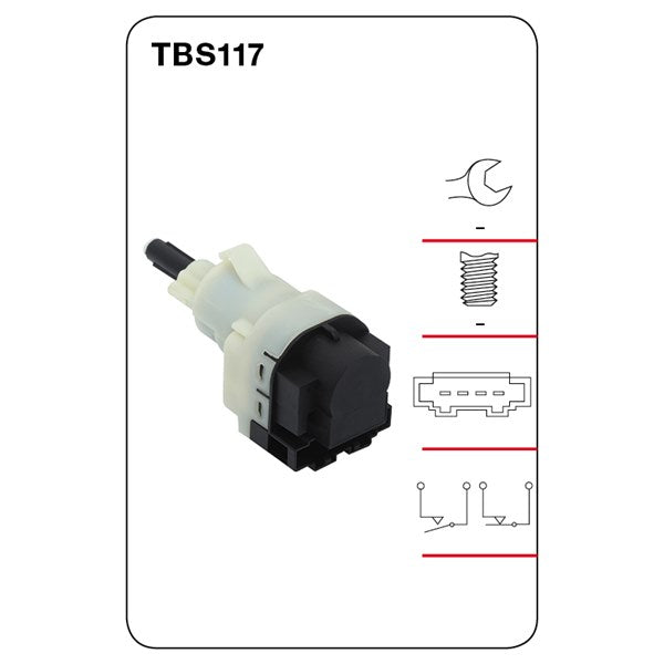 TBS117 - Brake Light Switch (Genuine Quality)