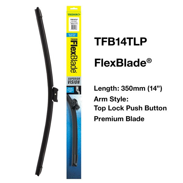 TFB14TLP - Wiper Tridon FlexBlade® - Top Lock Push Button