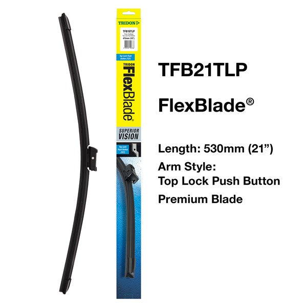 TFB21TLP - Wiper Tridon FlexBlade® - Top Lock Push Button