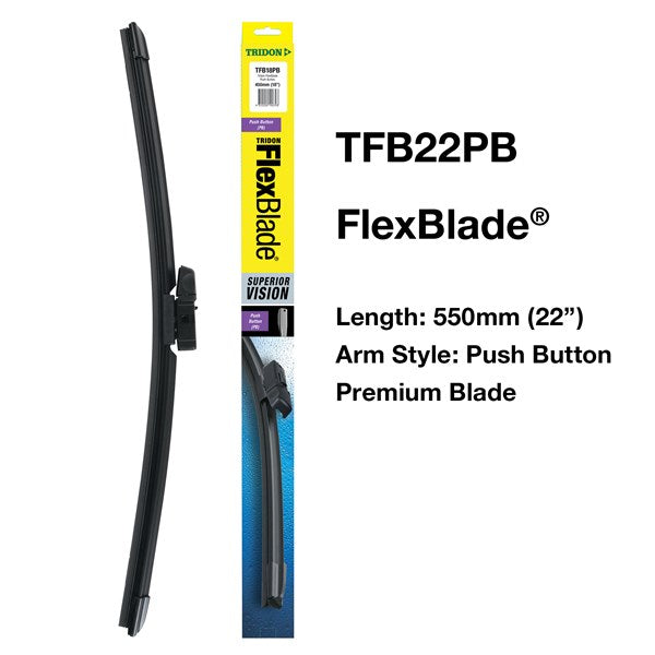 TFB22PB - Wiper Tridon FlexBlade® - Push Button