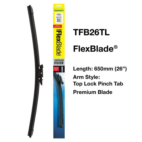 TFB26TL - Wiper Tridon FlexBlade® - Top Lock Pinch Tab