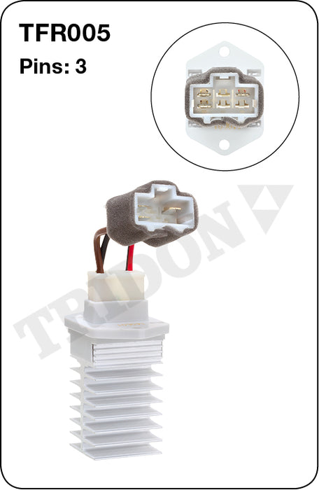 TFR005 - Heater Fan Resistor (Genuine Quality)