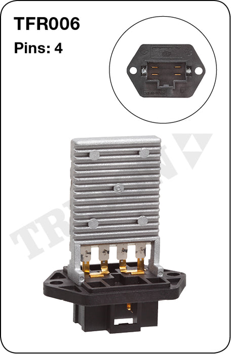 TFR006 - Heater Fan Resistor (Genuine Quality)