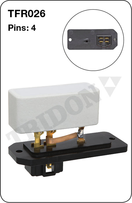 TFR026 - Heater Fan Resistor (Genuine Quality)