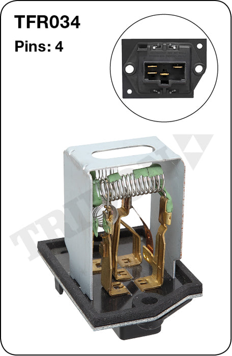 TFR034 - Heater Fan Resistor (Genuine Quality)