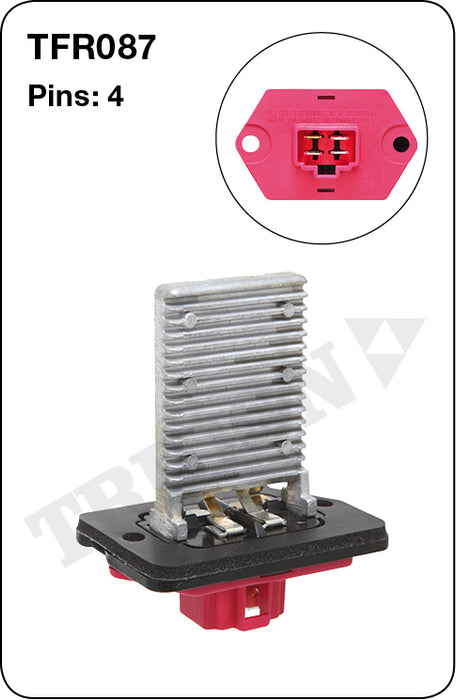 TFR087 - Heater Fan Resistor (Genuine Quality)