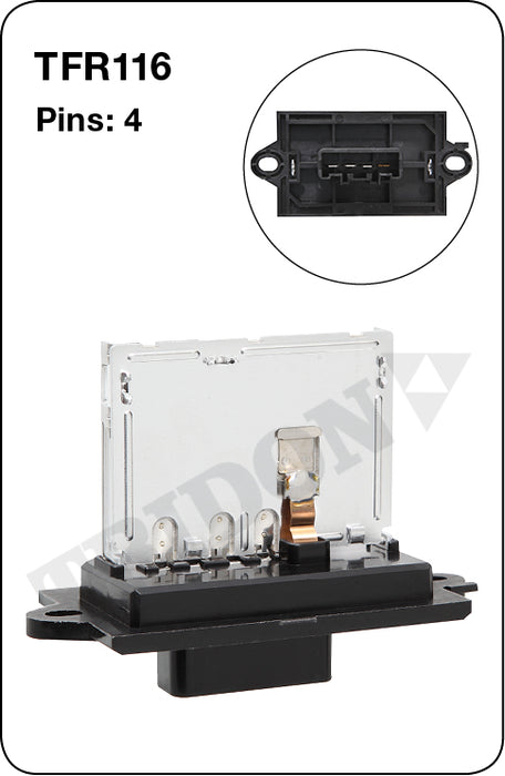 TFR116 - Heater Fan Resistor (Genuine Quality)